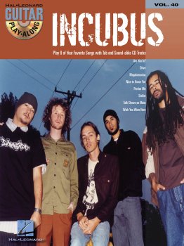 Hal Leonard Incubus Guitar Play-Along Volume 40 PDF MP3 screenshot