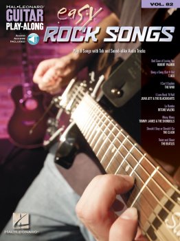 Hal Leonard Easy Rock Songs Guitar Play-Along Volume 82 PDF MP3 screenshot