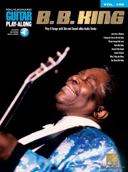Hal Leonard B.B. King Guitar Play-Along Volume 100 PDF MP3 screenshot