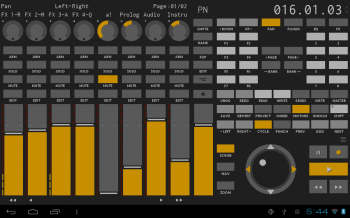 TouchDAW v2.0.7 DAW Controller and MIDI Utilities for Android screenshot