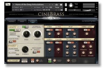 Cinesamples CineBrass Horns of the Deep KONTAKT screenshot