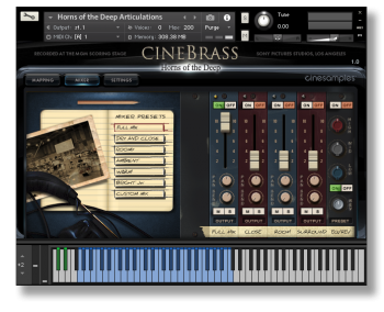 Cinesamples CineBrass Horns of the Deep KONTAKT screenshot