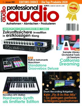 Professional Audio Januar 2021 PDF screenshot