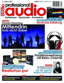 Professional Audio Februar 2021 PDF screenshot