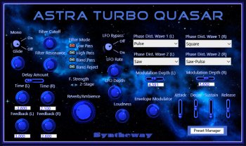 REQ: Syntheway Virtual Musical Instruments Astra Turbo Quasar VST VST3 Audio Unit screenshot