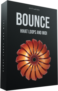 Cymatics Bounce Hi-Hat Loops and MIDI WAV MiDi screenshot