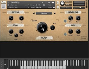 Lamprey - Found Keys Volume 1 for Kontakt and NEAT Player screenshot Lamprey - Found Keys Volume 1 for Kontakt and NEAT Player screenshot