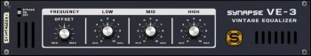 Reason RE Synapse Audio VE-3 Vintage Equalizer v1.0.2-R2R screenshot