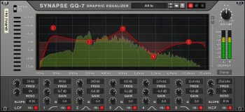 Reason RE Synapse Audio GQ-7 Graphic Equalizer v1.6.0-R2R screenshot