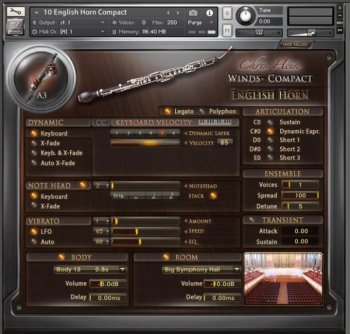 Chris Hein Winds Compact KONTAKT screenshot