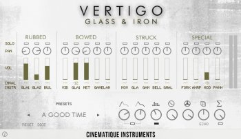 Cinematique Instruments Vertigo Glass & Iron KONTAKT 截图