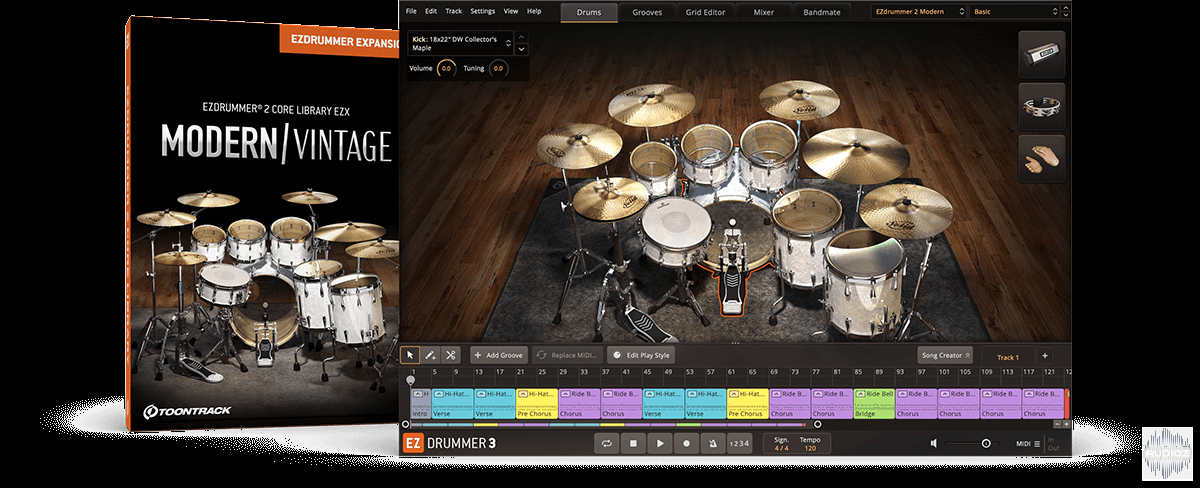 Toontrack EZdrummer 2 Core Library v1.2.1 WiN macOS (SOUNDBANK) screenshot Toontrack EZdrummer 2 Core Library v1.2.1 WiN macOS (SOUNDBANK) screenshot
