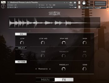 Sonuscore Medieval Phrases Lute & Theorbo KONTAKT屏幕截图