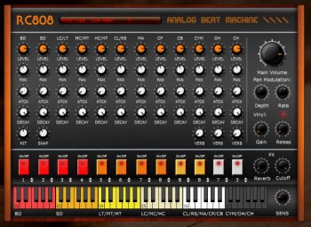 Sample Science RC808 MAC OSX AU VST VST3 screenshot