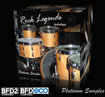 Platinum Samples Rock Legends QuickPack (BFD3) screenshot