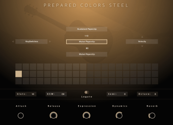 Evolution Series Prepared Colors Steel KONTAKT screenshot