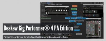 Deskew Gig Performer PA Edition v4.5.8 WiN-SEnki screenshot