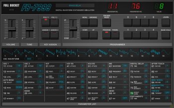 Full Bucket FB7999 v1.1.2 VST2 VST3 CLAP AU WiN MAC FREE screenshot