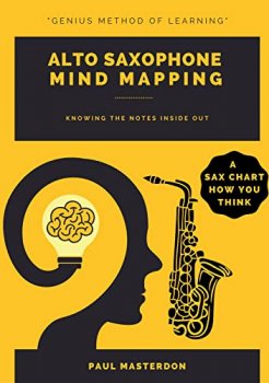 Alto Saxophone Mind Mapping: A Sax Fingering Chart How You Think (How to Play Easy Alto Sax Book 2) screenshot