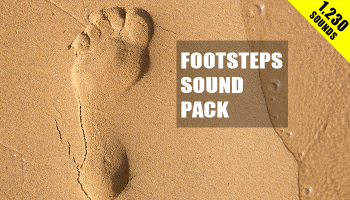 GameDev Market Footsteps Sound Pack WAV screenshot