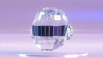 FlashMovie Diamond Daft Punk Helmet Swivels Side to Side MOV screenshot
