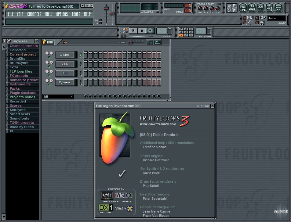 Download Fruity Loops v3.4.0 FULL-PARADOX » AudioZ