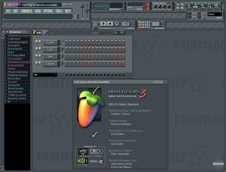 OFFER! - Fruity Loops TS404 2.54 Win32 (2000) & Many Extras on