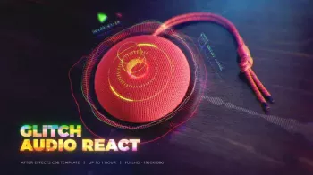px-bro Glitch Audio React AEP screenshot