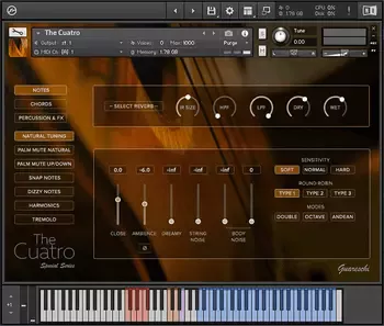 The Cuatro by Guillermo Guareschi for Kontakt screenshot The Cuatro by Guillermo Guareschi for Kontakt screenshot