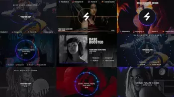 Media_Stock Music Visualizer V.1 AEP screenshot