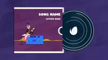 vivace_studio Guitar Player Music Visualizer AEP screenshot