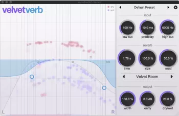 Mod Sound Velvetverb v1.1.1 - SEnki screenshot