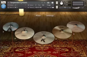 Wavesfactory Suspended Cymbals KONTAKT (Incl. Resources) screenshot