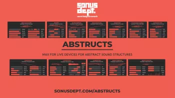 Sonus Dept. Abstructs (Max for live) AMXD screenshot
