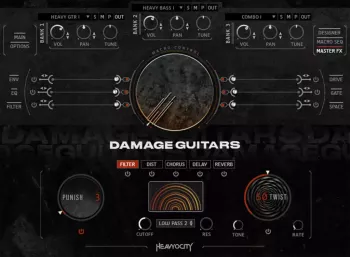 Heavyocity Damage Guitars KONTAKT screenshot