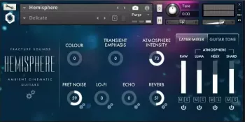 Fracture Sounds Hemisphere Guitars KONTAKT screenshot
