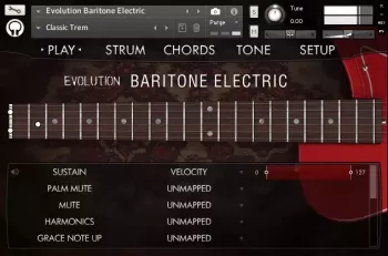 Orange Tree Samples Evolution Baritone Electric KONTAKT screenshot