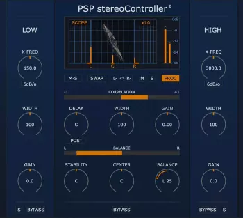 PSPaudioware PSP stereoContoller2 v2.0.0-R2R screenshot