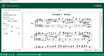 Capella Audio2score Pro 4.0.1 screenshot