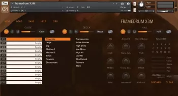 Strezov Sampling Frame Drum X3M KONTAKT (Player Edition) screenshot