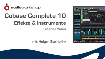 Audio Workshop Cubase Complete 10 Effekte & instrumente Tutorial-Video screenshot