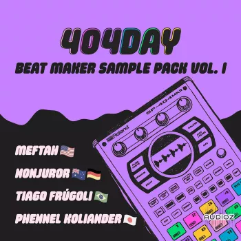 RolandCloud 404 Day Beat Maker Sample Pack Vol.1 WAV SP-404MKII Project files screenshot