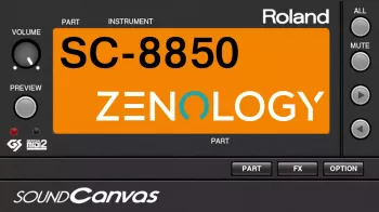 Roland SC-8850 Map for ZENOLOGY screenshot