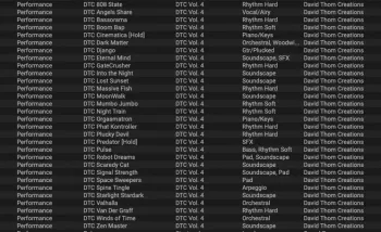 David Thom Creations Korg Wavestate DTC Vol.4 30性能预设屏幕截图
