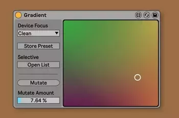 Gradient - Max for Live device screenshot Gradient - Max for Live device screenshot