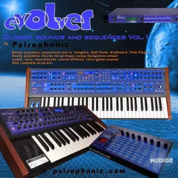 Pulsophonic DSI Evolver Classic sounds and Sequences Vol 1 screenshot