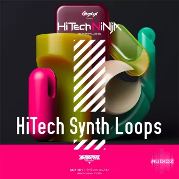 lapix Hitech Ninja Samples Hitech Synth Loops Vol.1 WAV screenshot