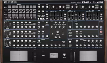 Momo Novation PEAK and SUMMIT Editor VST and Standalone WIN OSX screenshot