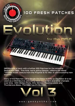 GeoSynths Evolution Vol 3 DSI OB6 Soundset screenshot