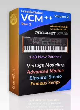 Creative Spiral Voice Component Modeling (VCM) Patch Bank Volume 2 Prophet Rev 2 screenshot